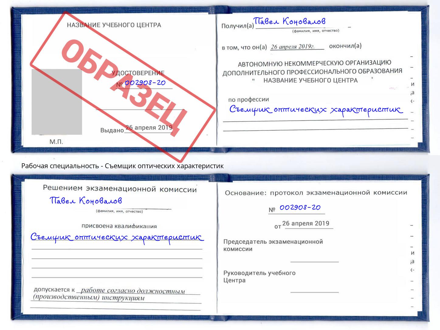 Съемщик оптических характеристик Коркино